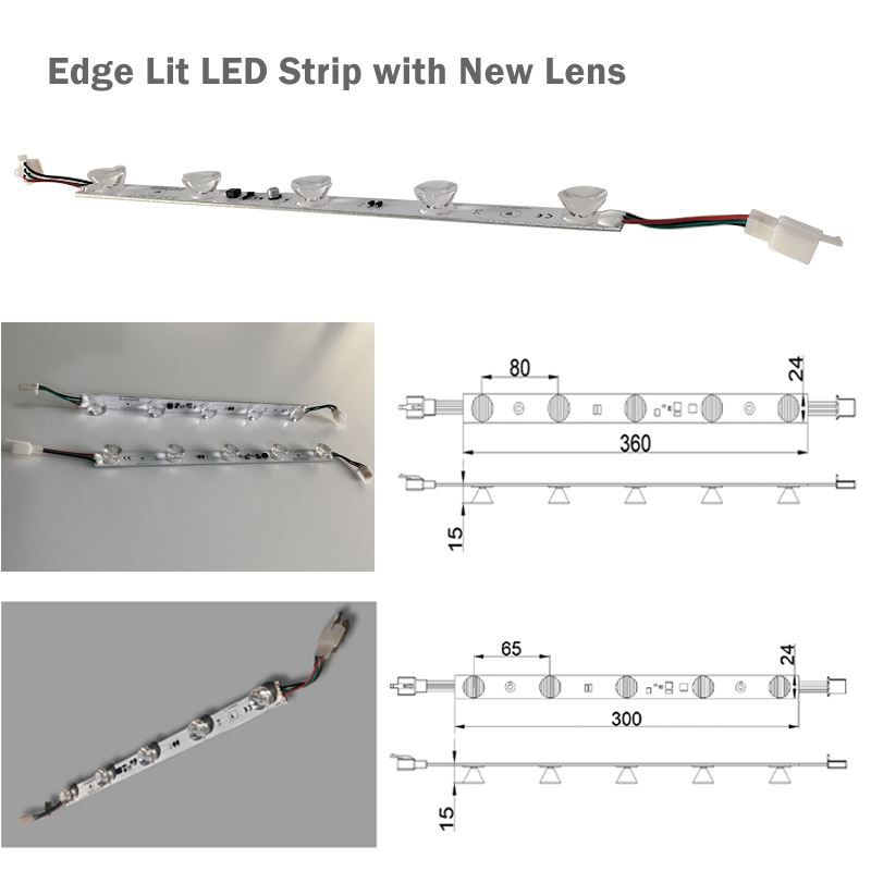 modulāras LED lentes